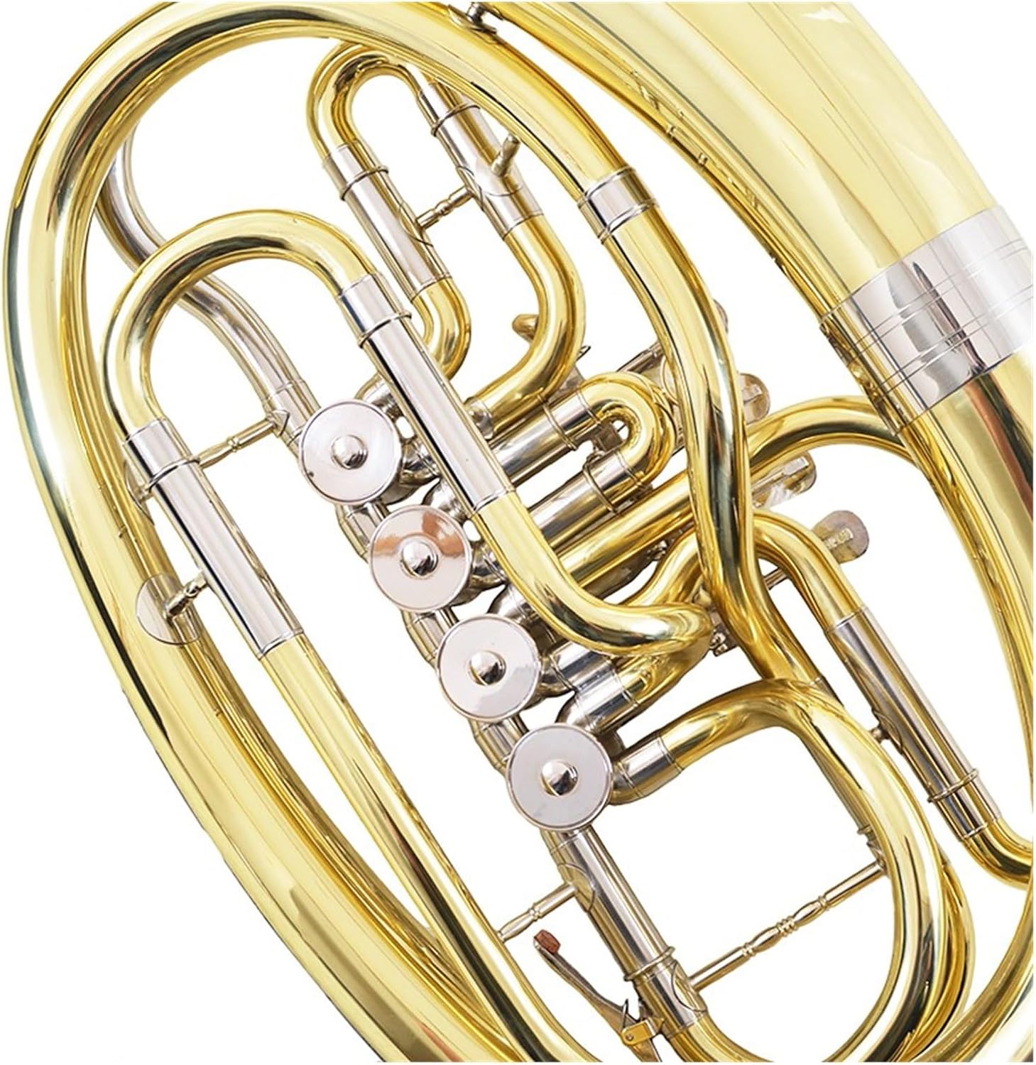Euphonium A B Flat Major Instrument With Four Keys Is Suitable For Beginners And Adults Euphonium All-brass Instrument