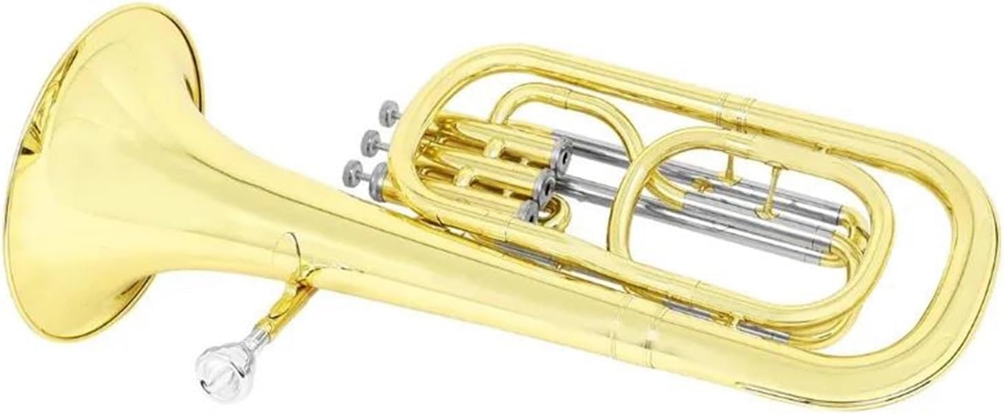 Brass Euphonium B Flat Professional Performance Beginner Adult Practice Euphonium All-brass Instrument