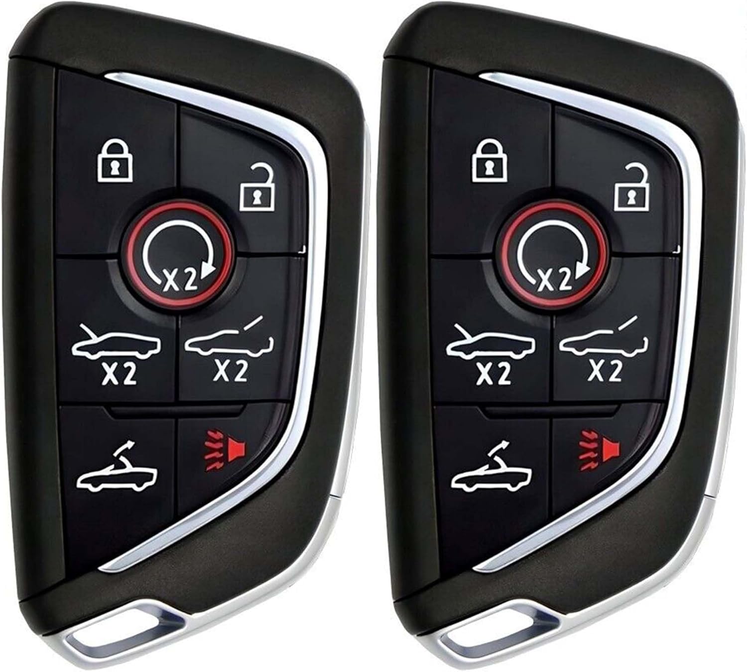 2X New Proximity Keyless Remote Key Fob Compatible with & fit for Select Chevy Corvette C8 - 434 Mhz - YG0G20TB1-09