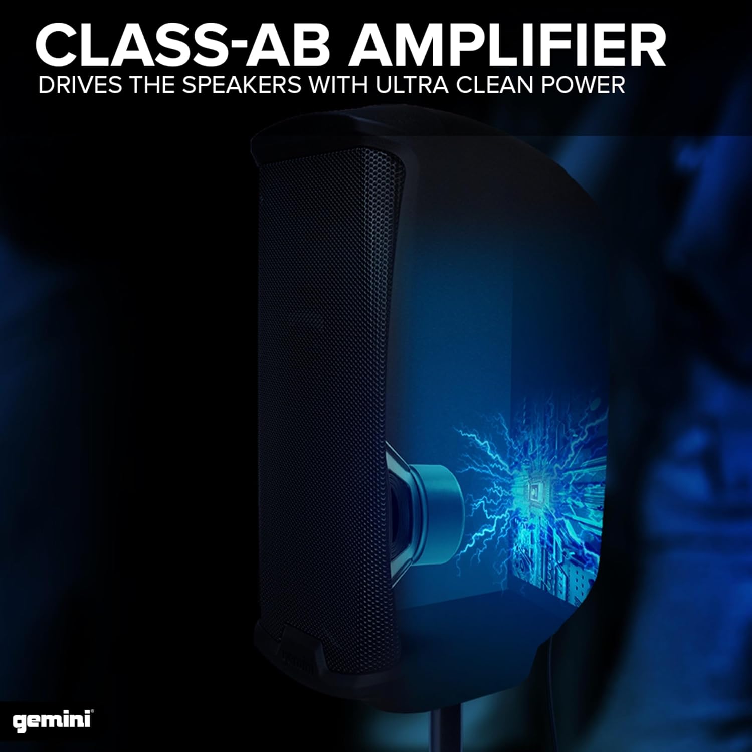 Gemini 15” 2000W Bluetooth PA Speaker with TWS Link, USB/SD/FM, XLR/RCA/AUX Inputs, Dual Mic & Guitar Inputs, EQ Control, Pro Sound System for DJs, Gigs, Events & Mobile Setups (AS-2115BT)