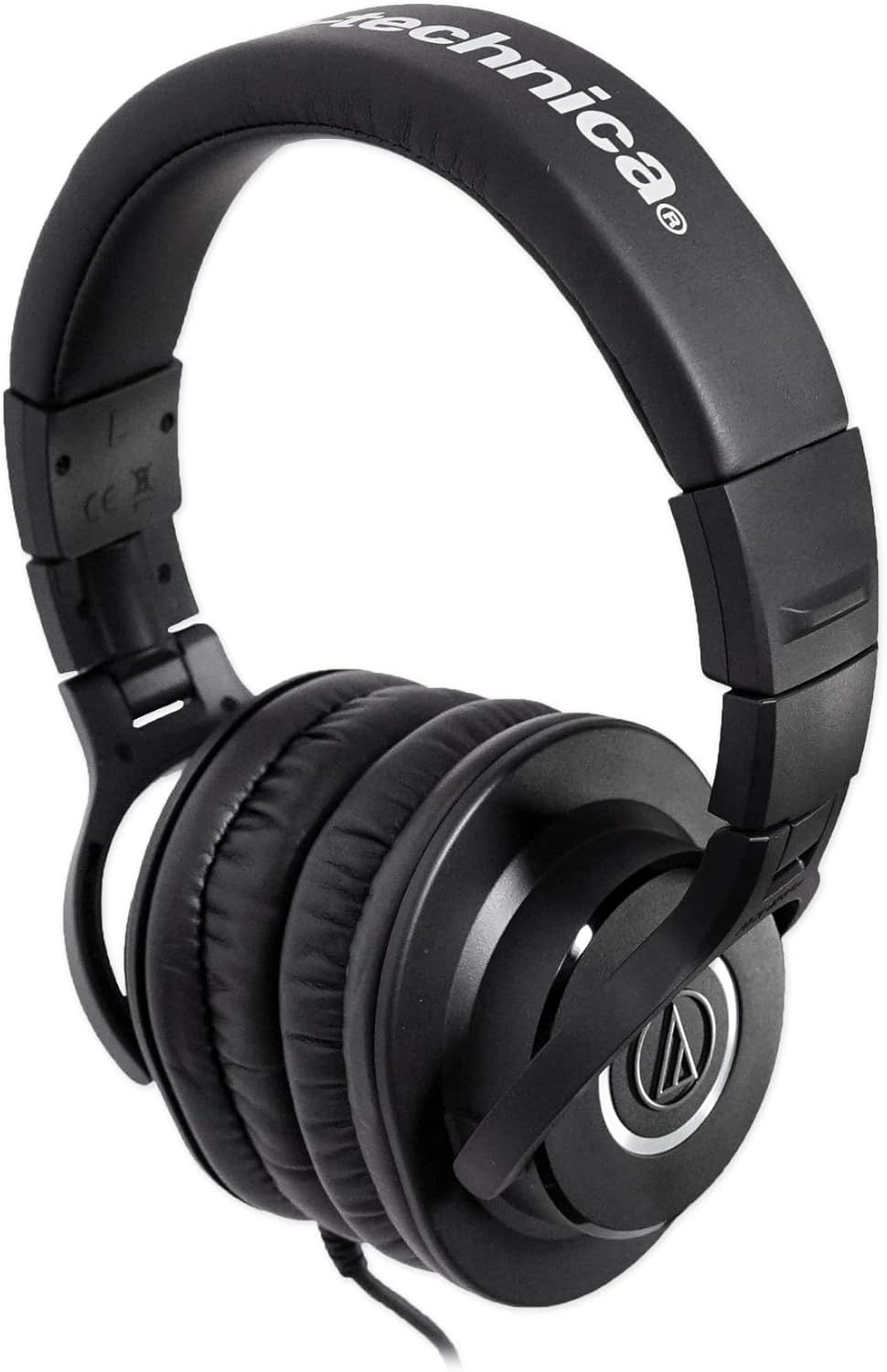 Audio-Technica ATH-M40x Closed-Back Dynamic Studio Monitor Headphones ATHM40x Bundle with Rockville RockShield 1 Studio Microphone Isolation Shield w/Sound Dampening Foam
