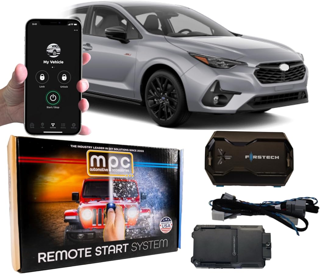 MPC Remote Start Kit Compatible with Subaru Impreza 2017-2024 || Phone App Control Included || Plug and Play || No Wire Splicing || USA Tech Support