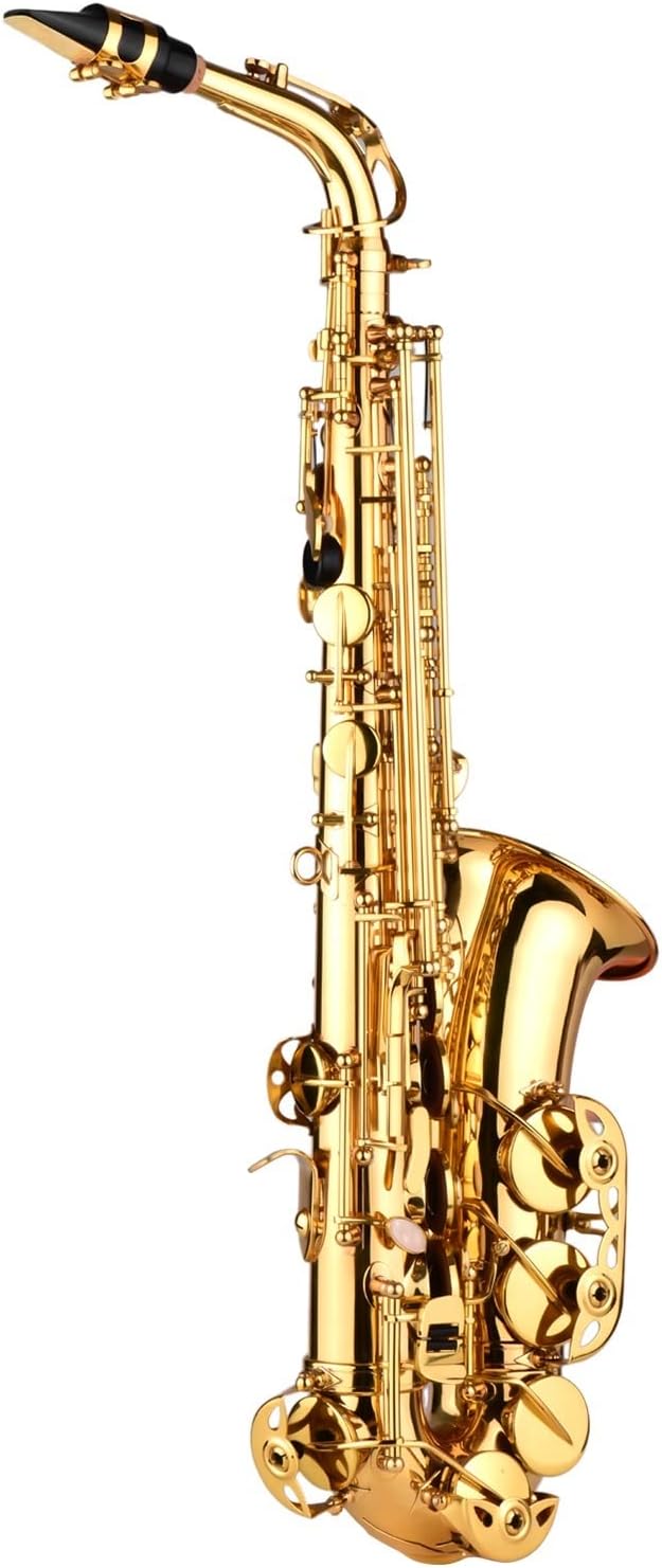 EB Alto Saxophone Brass Lacquered Alto Sax Wind Instrument