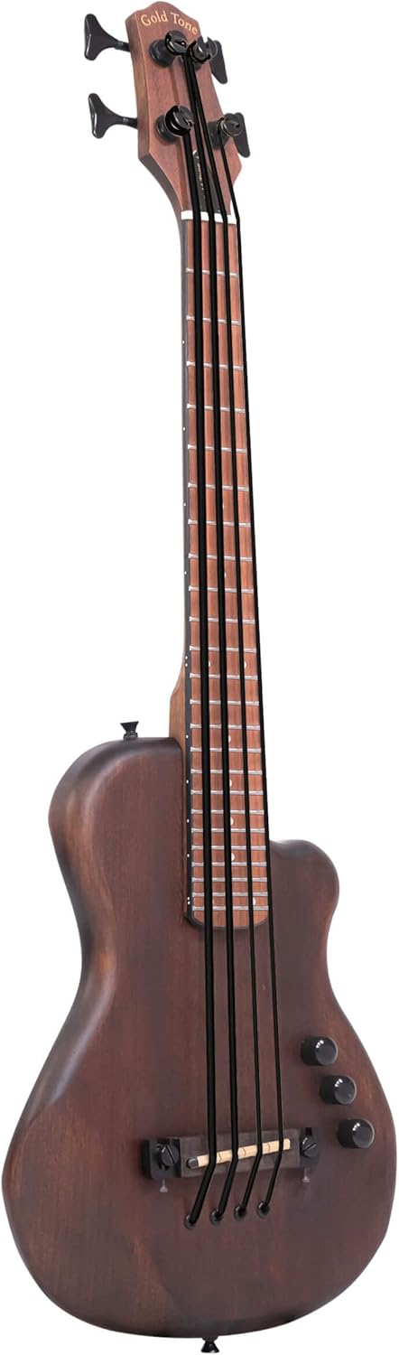 Gold Tone ME-BassFL Solid Body Microbass Fretless Guitar