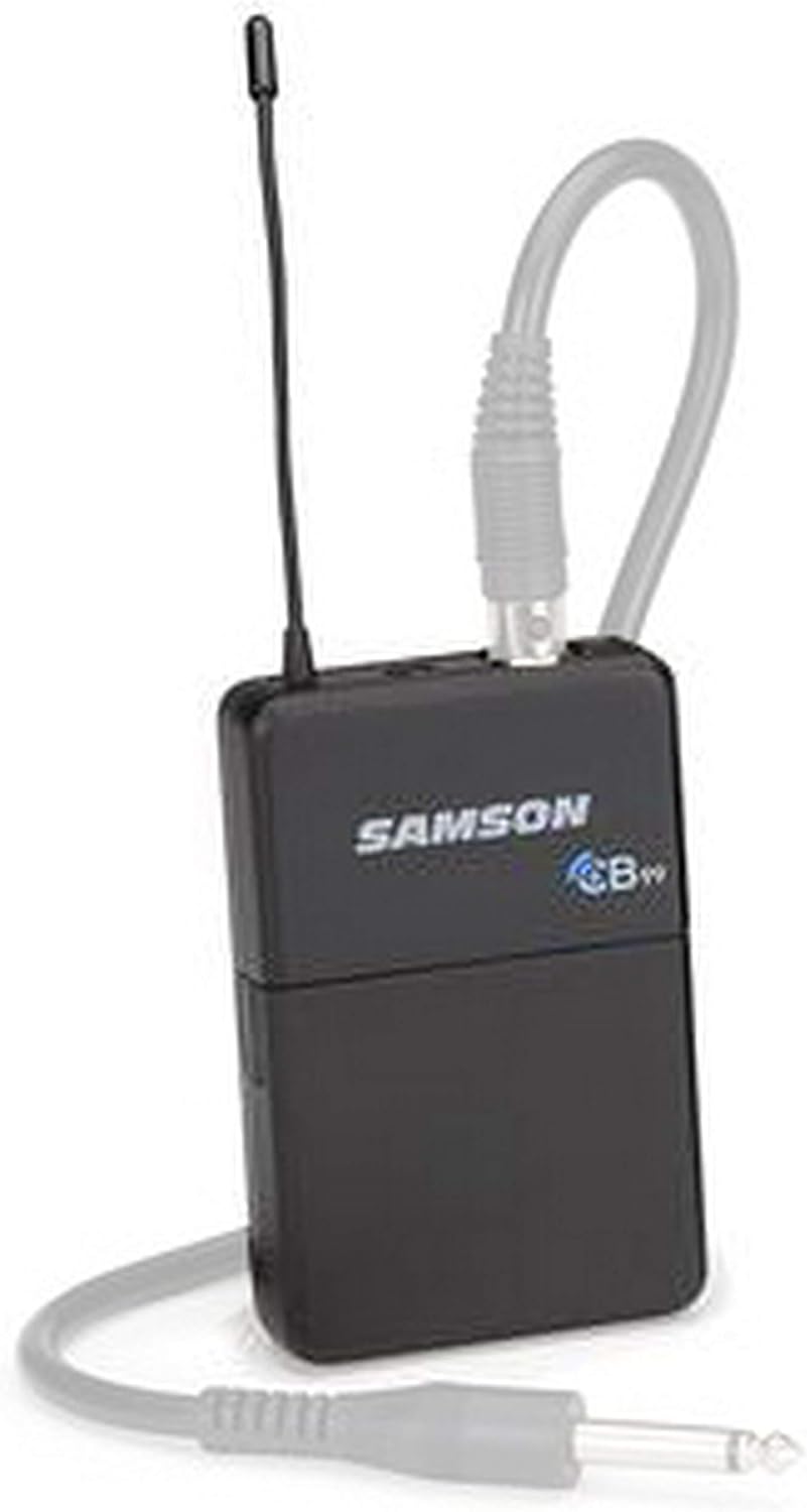Samson CB99 Frequency-Agile UHF Beltpack Transmitter for Concert 99 Wireless System, Frequency Band D: 542 to 566MHz