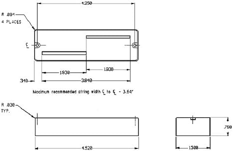 Seymour Duncan Basslines ASB2-6 Active 6 String Bass Pickup Set - Phase II