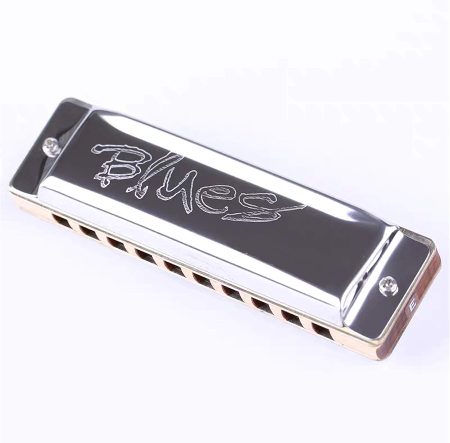 Harmonica Diatonic Harmonica 10 Holes 20 Notes Blues Harp Key C Stainless Steel Cover Musical Instruments (Color : Key Low EB)