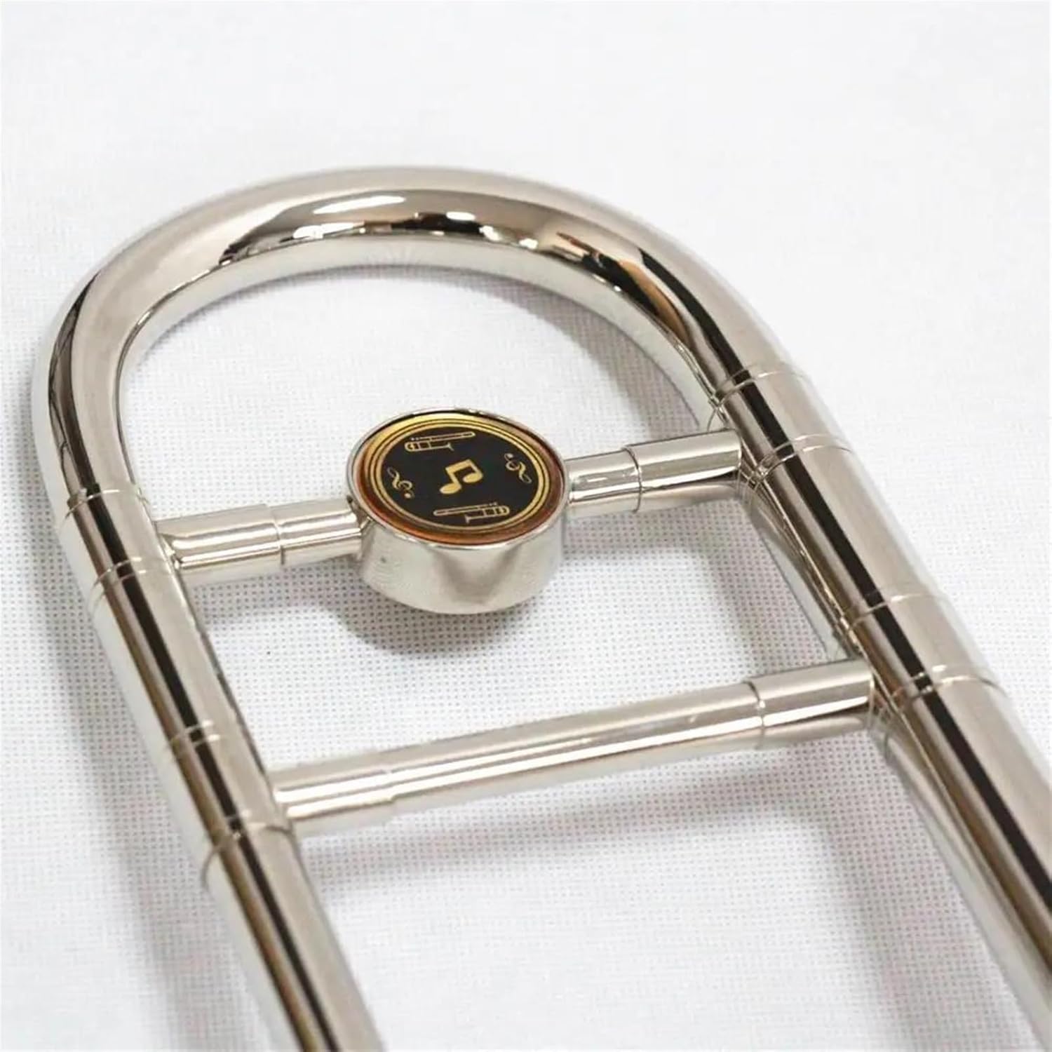Professionals euphonium Professional Handmade Bb Key Slide Yellow Brass Nickel Plated Tenor Trombone