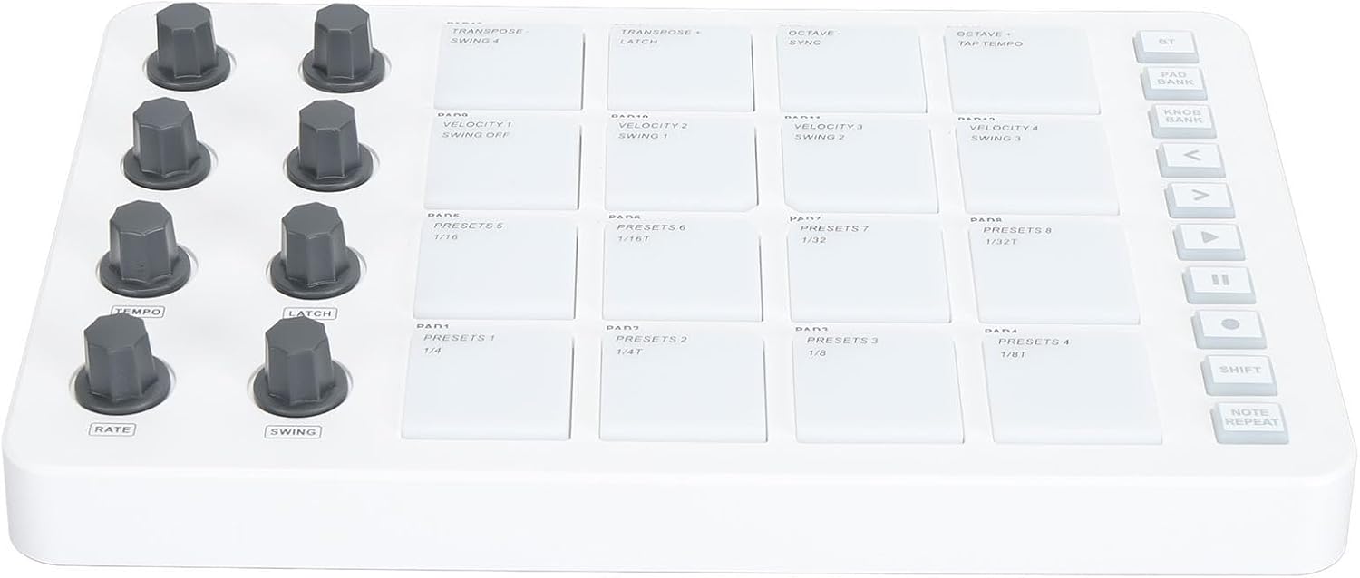 MIDI Beat Maker Machine, Wide Compatibility MIDI Controller for Studio Music Production