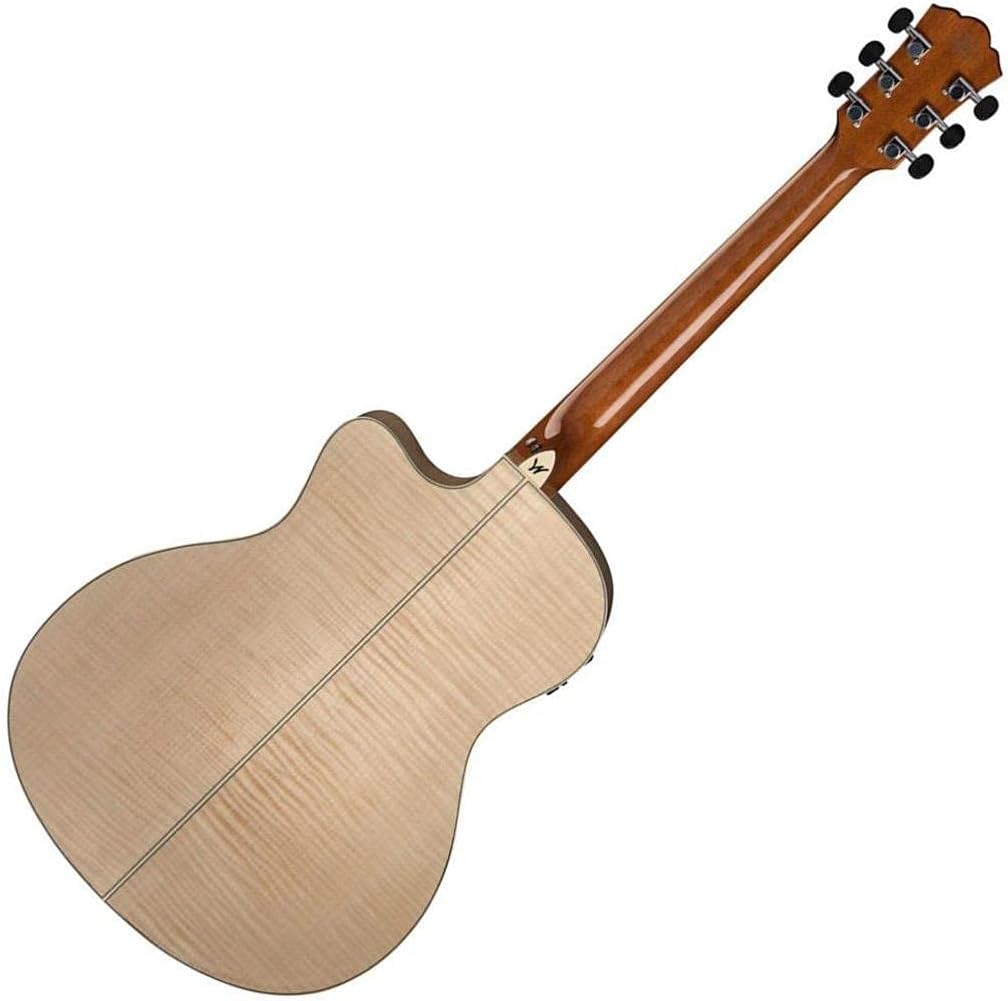 Washburn Apprentice 5 Series AG40CEK Grand Auditorium Cutaway Acoustic Guitar, Rosewood Fretboard, Natural