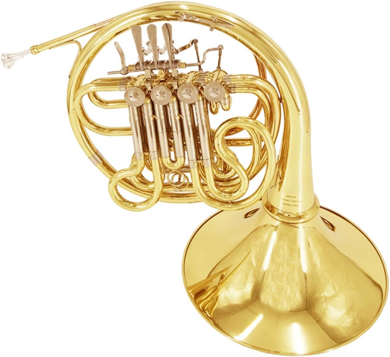 French Horn Instrument 4 Keys Double Row Suitable for Beginners and Adults