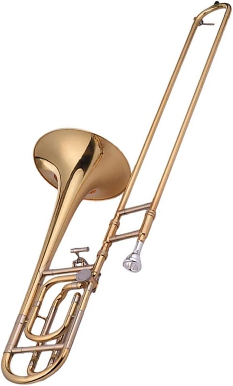 Professionals euphonium Bb Flat Tenor Slide Trombone With F Attachment Including Mouthpiece Carry Case Gloves Cloth