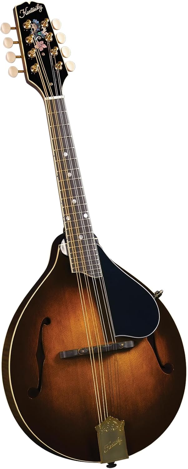 Kentucky KM-500 Artist A-Model Mandolin – Sunburst – Solid Spruce Top, Maple Back & Sides, Ebony Fingerboard, Adjustable Bridge
