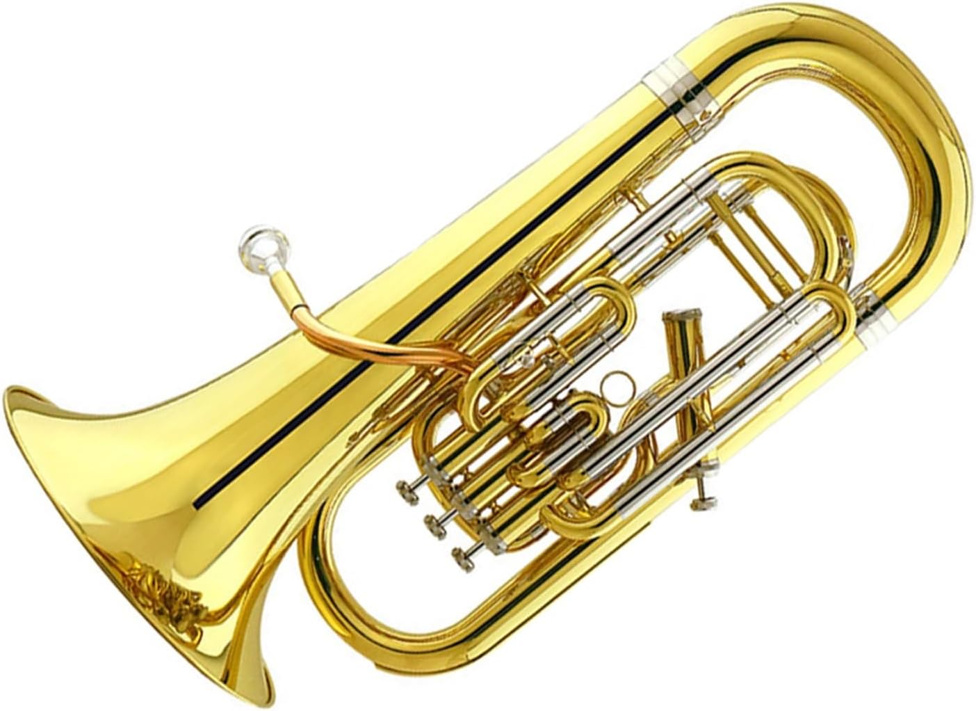 Euphonium In B Flat Major Four Key Instrument Professional Performance For Beginners Euphonium All-brass Instrument