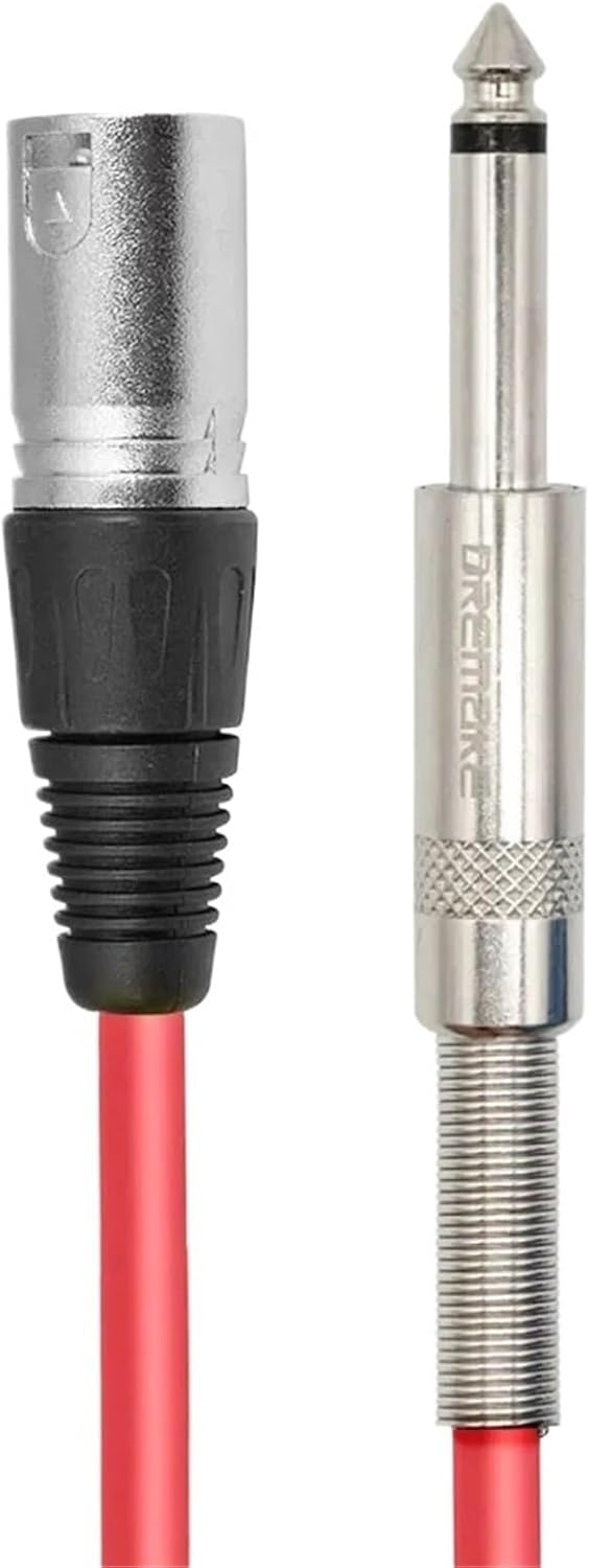 Instrument Cable XLR 3 Pin Plug to 6.35mm (1/4