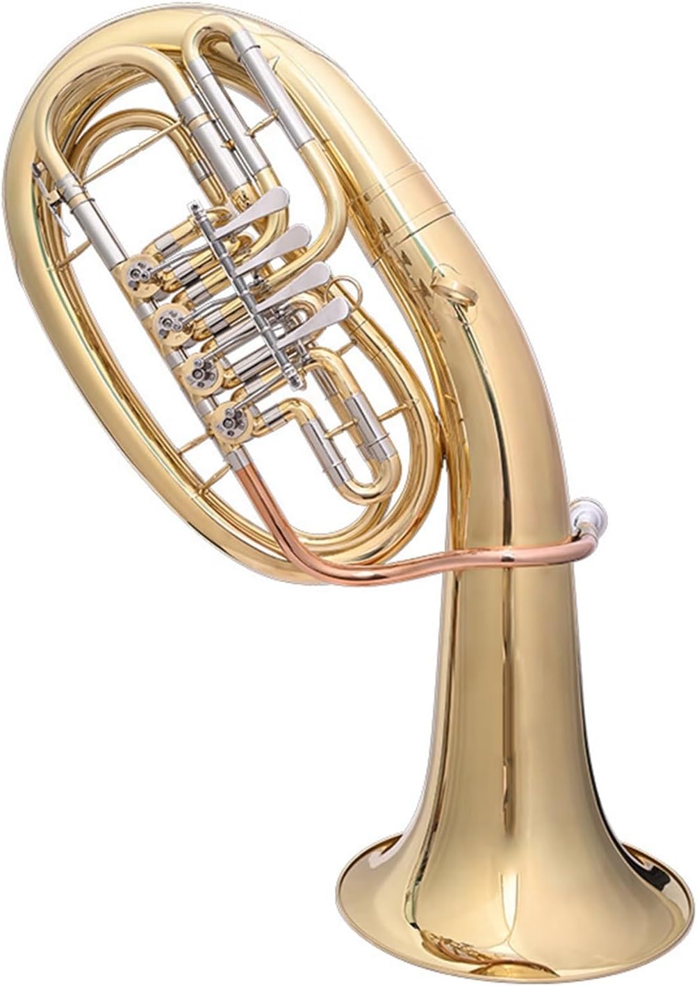 Four Key Euphonium/bassoon B Flat Major Instrument Beginner And Professional Performanc Euphonium All-brass Instrument