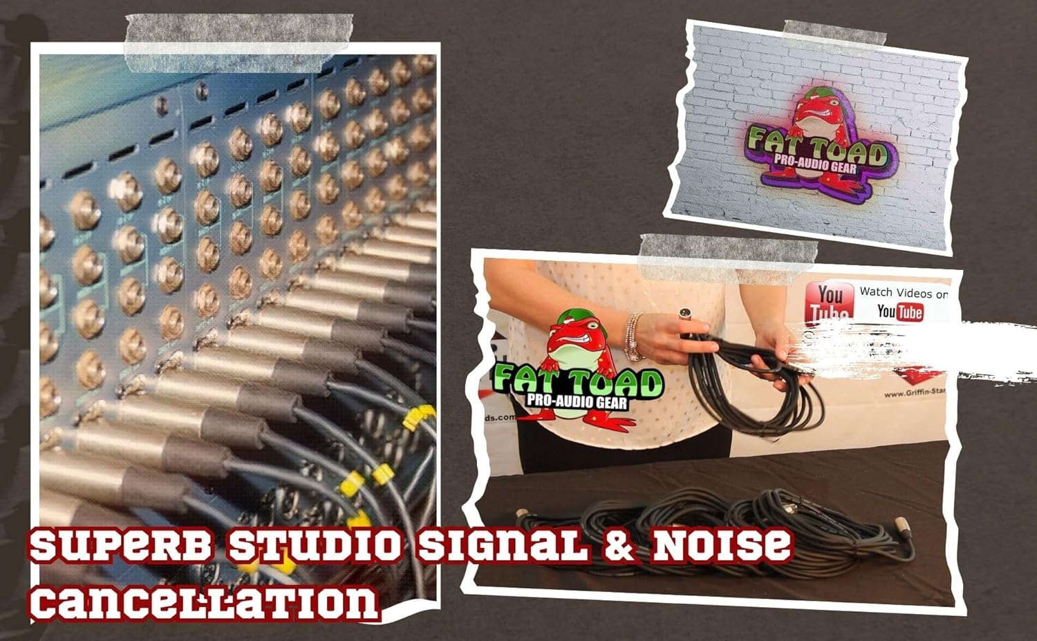 Fat Toad 20ft XLR Microphone Cables (ShieldedPRO X Series) 24 Pack – Balanced Lo-Z Mic Audio Cords, 24 AWG Wire Shielded for Studio, Mixer, DMX Use