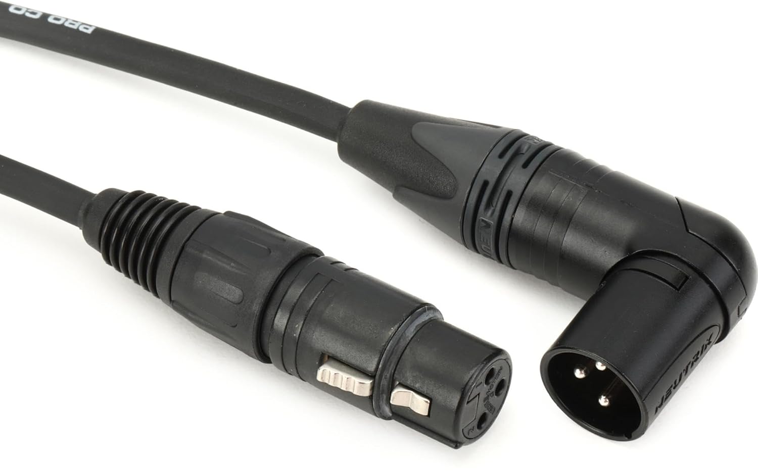 Proco MasterMIKE Microphone Cable - 20 Feet with Angled XLRM