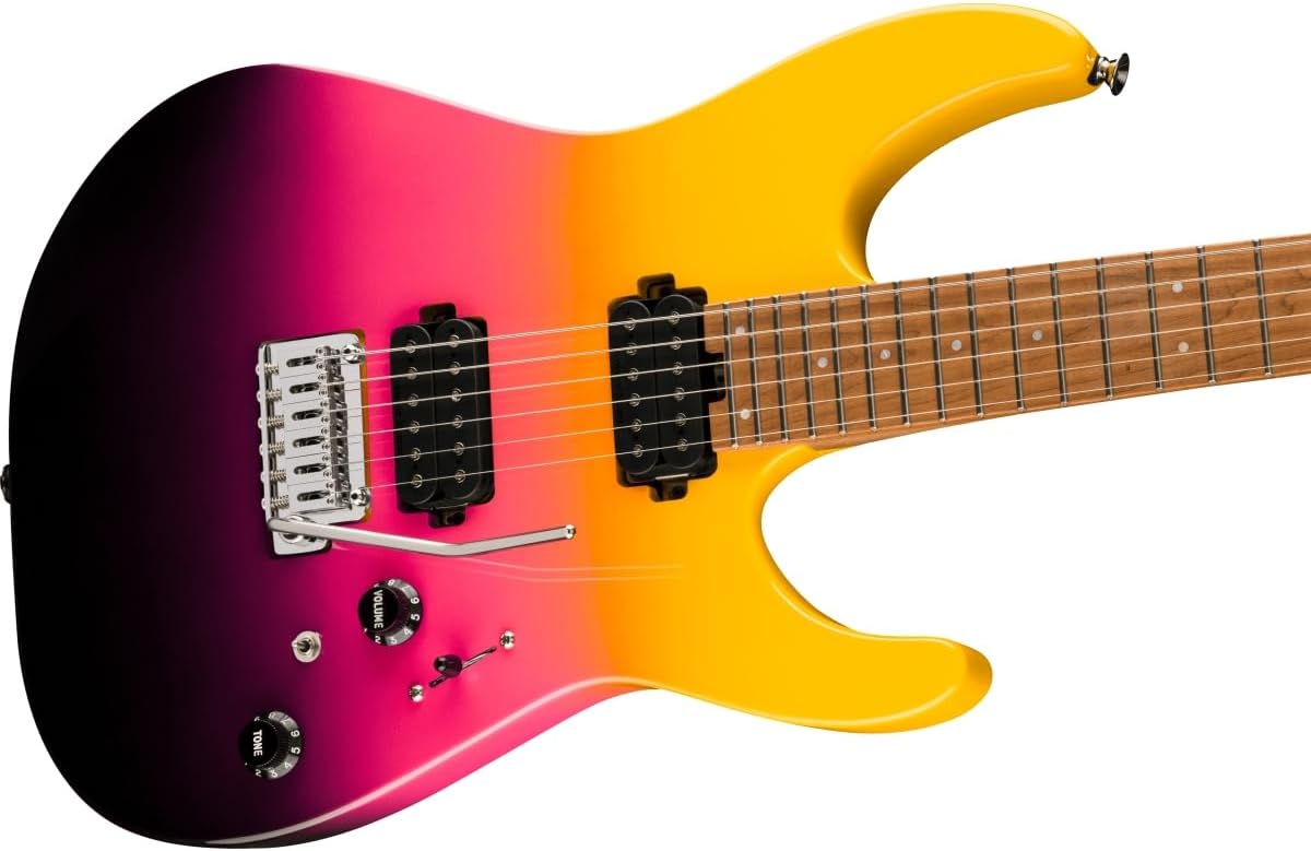 Charvel Pro-Mod DK24 HH 2PT CM Electric Guitar - Malibu Sunset