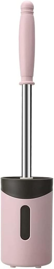 Toilet Brush and Holder Set, Toilet Brush Creative Cleaning Toilet Brush Without Punching Eco Friendly Toilet Brush Holder Kit Toilette Bathroom Fixture Bathroom Toilet Brush Holder Fur