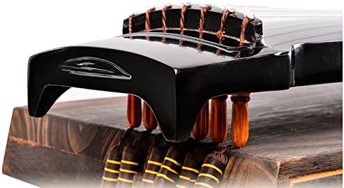 OrientalMusicSanctuary Lacquered Aged Paulownia Guqin - 7-string Chinese Zither (Zhongni Style)