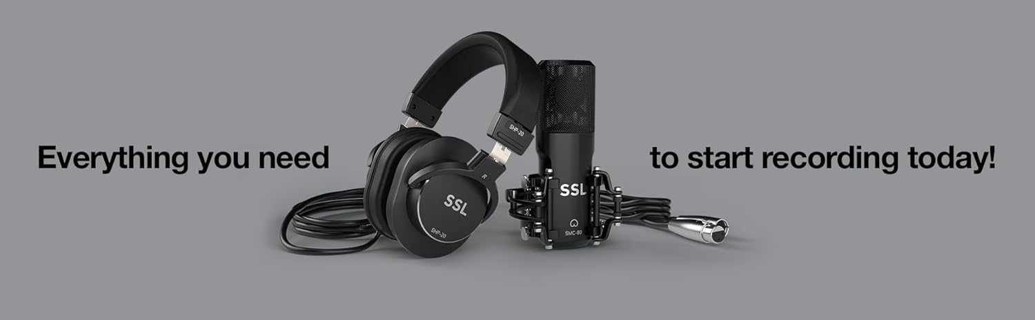 Solid State Logic SSL2+ Recording Pack