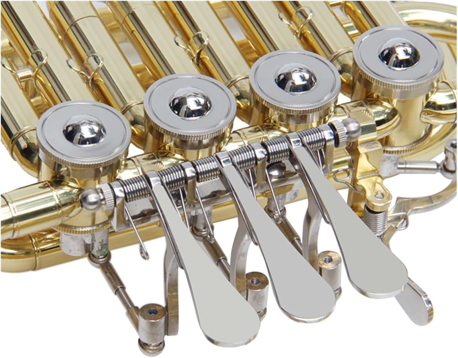 French Horn Instrument B flat 4 keys single row