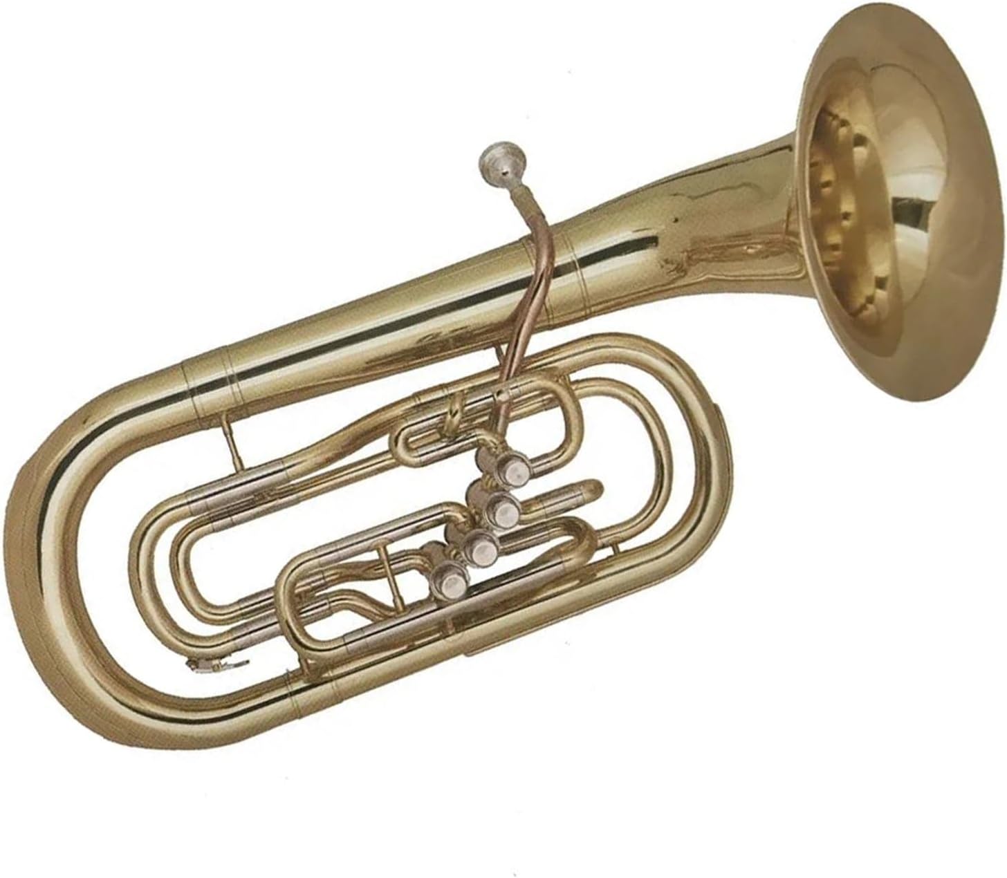 Beginner euphonium Gold 4 Pistons Marching Instrument Euphonium Canvas Box