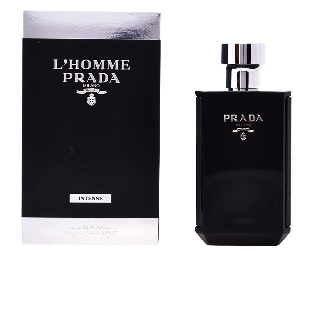 Prada L'homme Intense Eau de Parfum Spray for Men, 5 Ounce