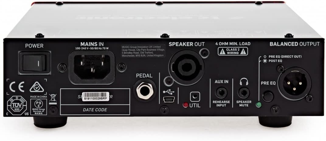 Tc electronic BH250 Bass Guitar Amplifier Heads