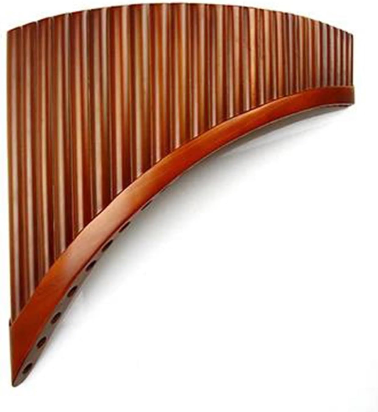 25 Pipe C Key Pan Flute C Key Handmade Pan Flute Woodwind Traditional Instrument Bamboo 25 Pipes(RIGHT)