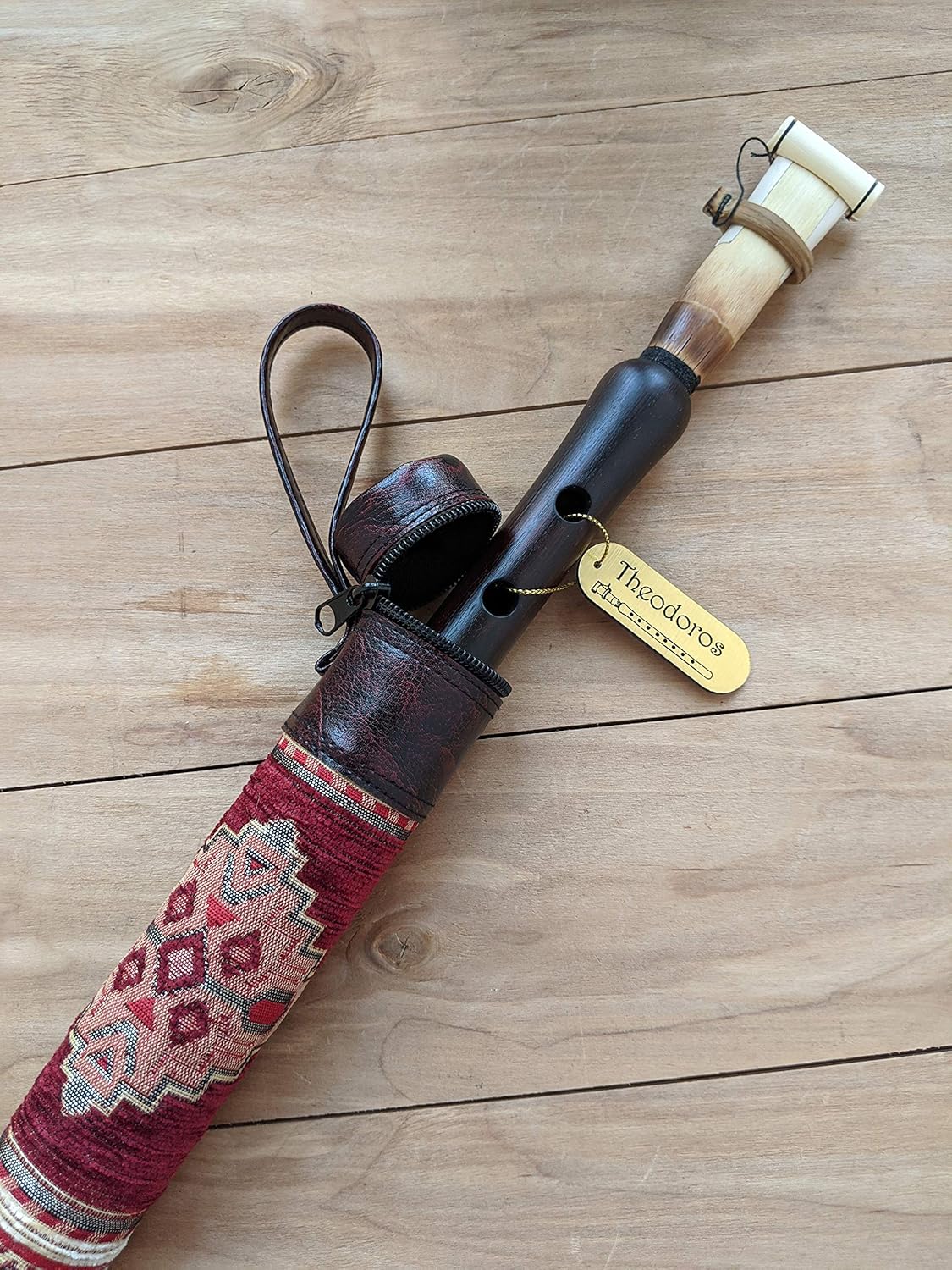 ARMENIAN DUDUK PRO from Apricot Wood, Professional Reed, National Leather Case, Playing Instruction, Armenian Handmade Woodwind Instrument