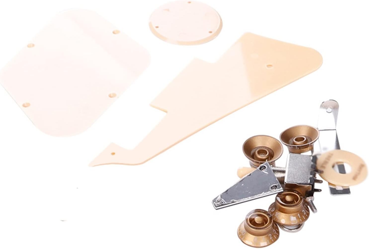 DIY Electric Guitar Kit for LP Electric Guitar Set Neck Guitar Body Wood Billet DIY Semi-Finished Complete Accessories Set