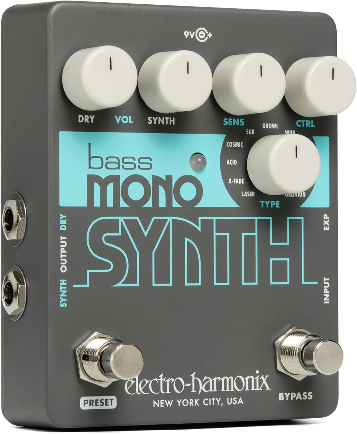 Electro-Harmonix Bass Mono Synth Bass Synthesizer Pedal