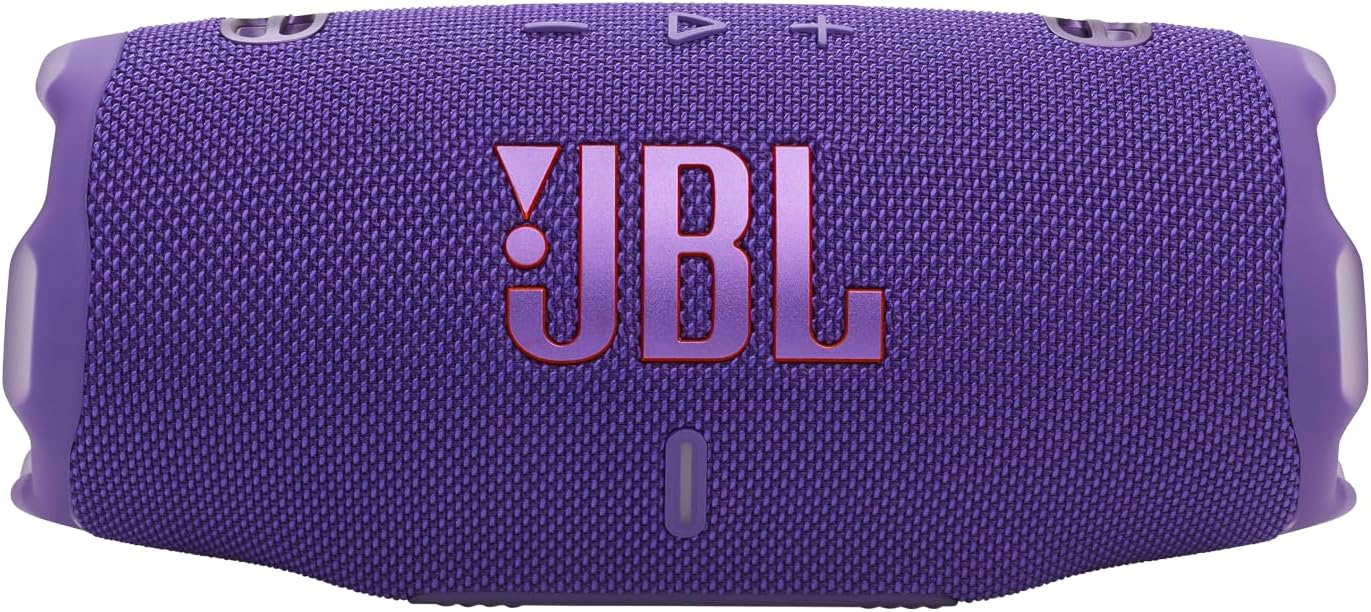 JBL Charge 6 Portable Waterproof & Drop-Proof Bluetooth Speaker (Purple)