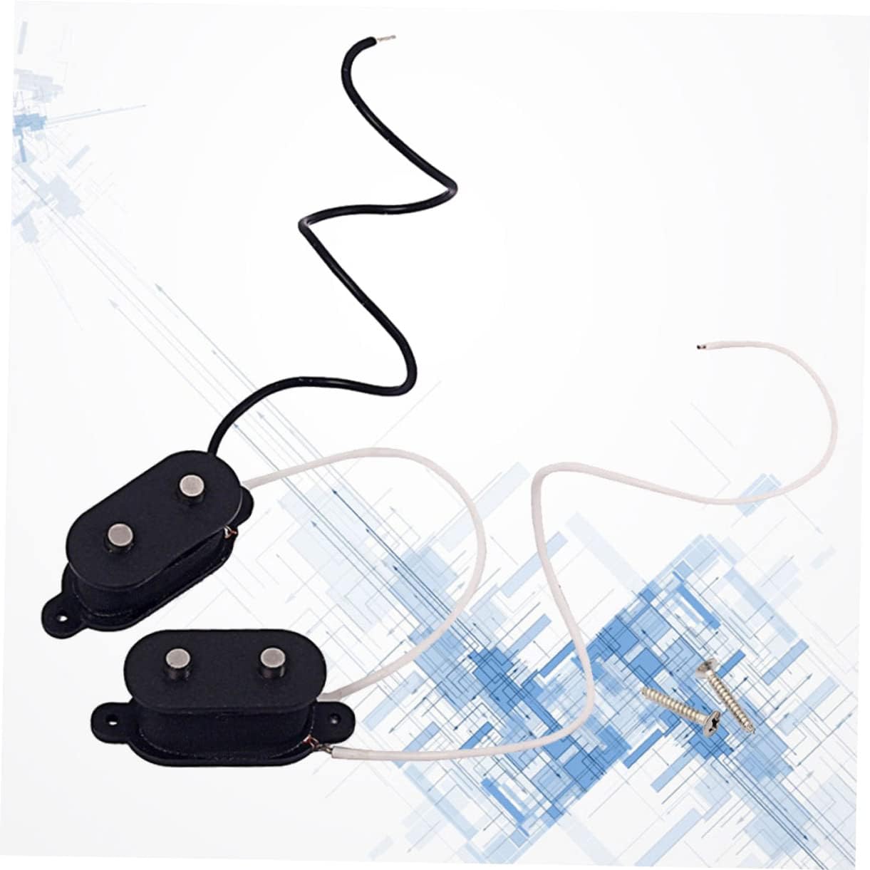 Toyvian 3sets Electric Bass Pickup Squire Bass Compatible Guitar Pickup Tone High Output Warm Sound