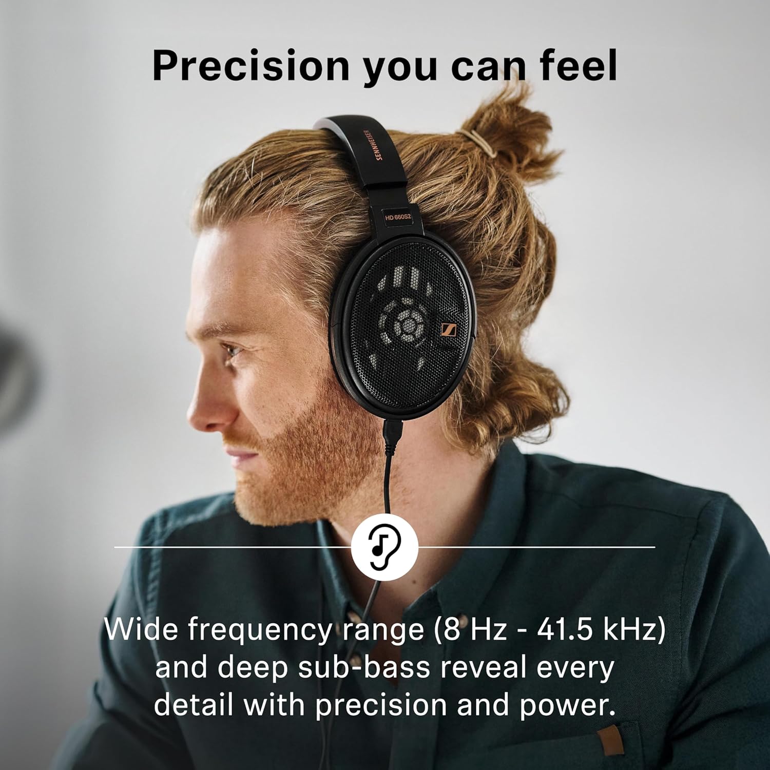 Sennheiser HD 660S2 - Audiophile Open-Back Over-Ear Headphones with Deep Bass Extension and Refined Acoustic Performance, Headphones for PC, Music, Gaming, Podcasts, Premium Black