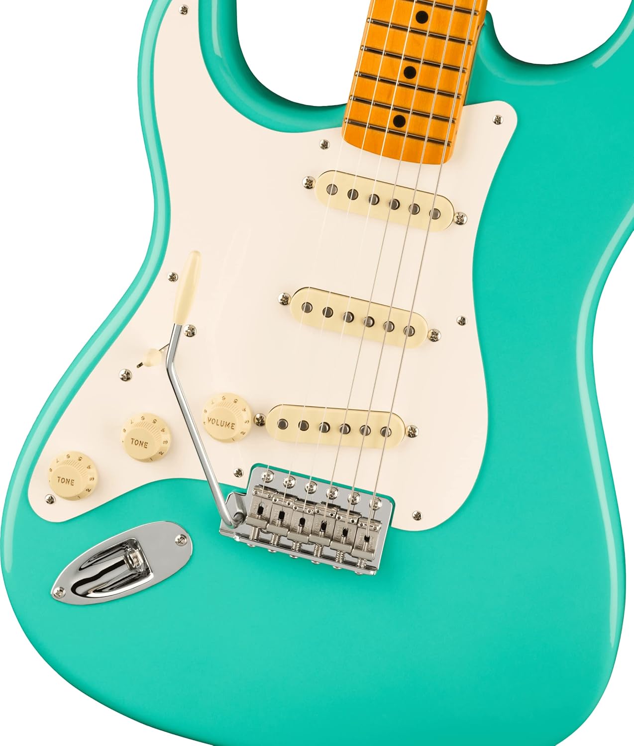 Fender American Vintage II 1961 Stratocaster Electric Guitar, Olympic White, Slab Rosewood Fingerboard, Left-Handed