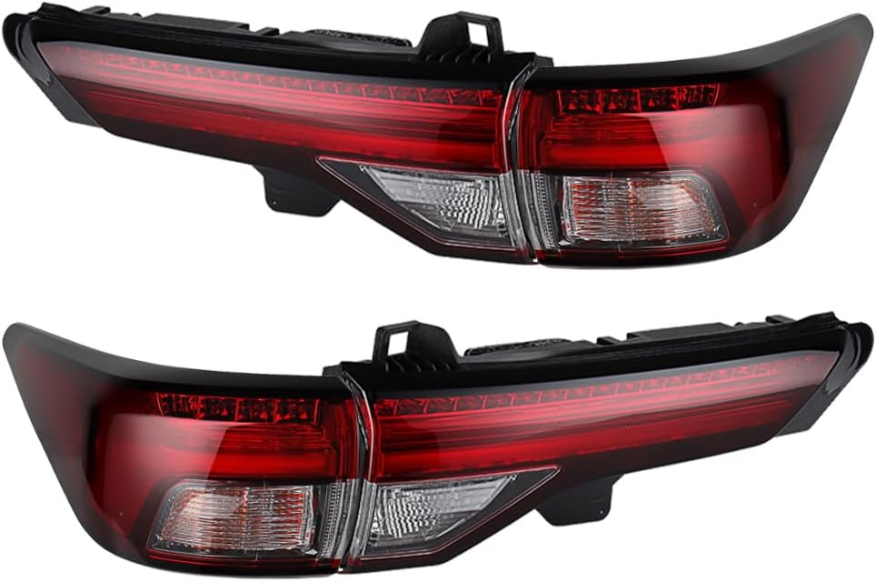 Astra Depot Tail Light Outside Compatible for Mitsubishi Outlander Phev 2022 2023 2024 Taillights Driving Brake | Running | Turn Signal Car Accessories (Left&Right Outer+Inner 4PC)