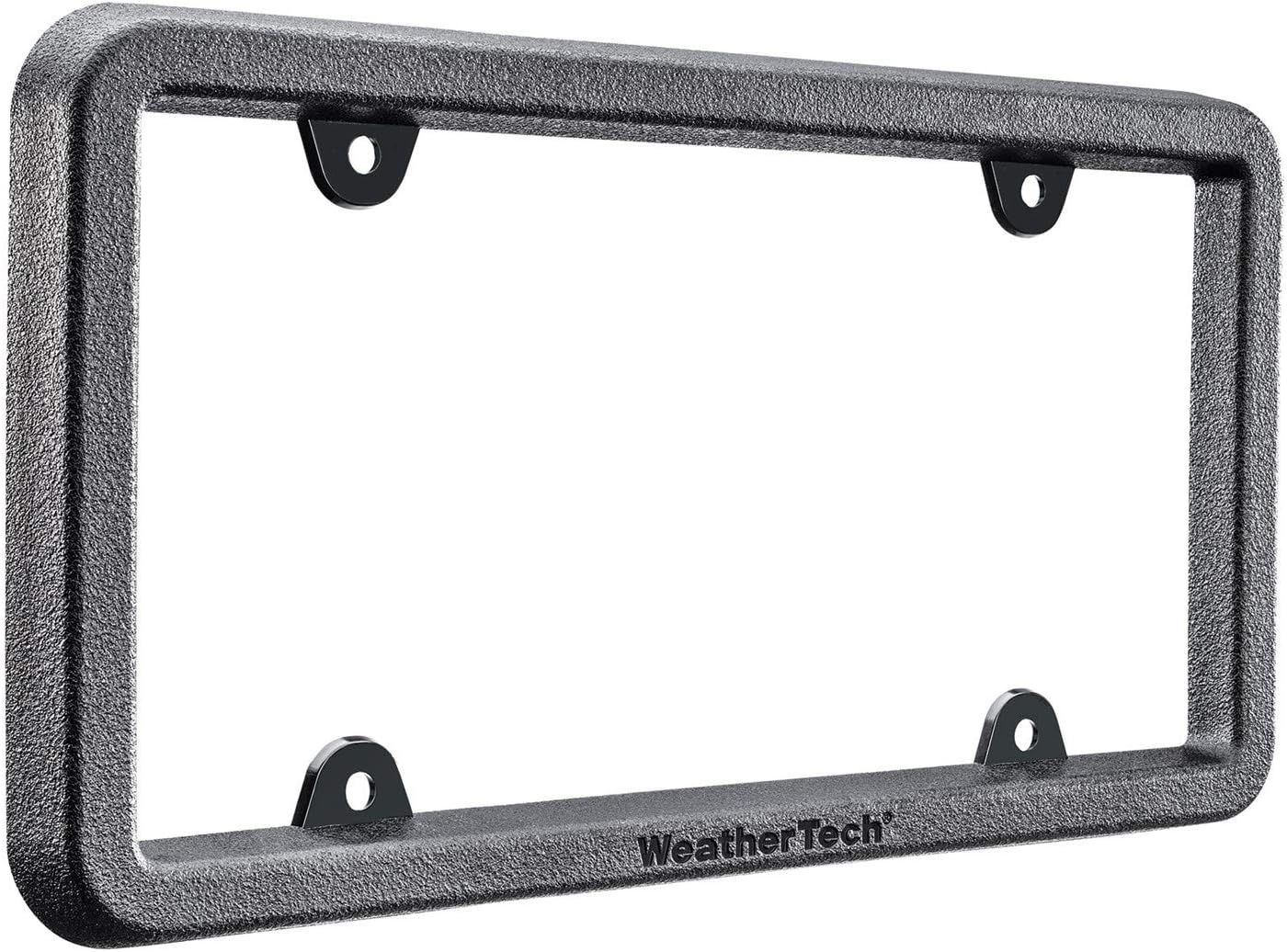 WeatherTech Billet License Plate Frame - Satin Black