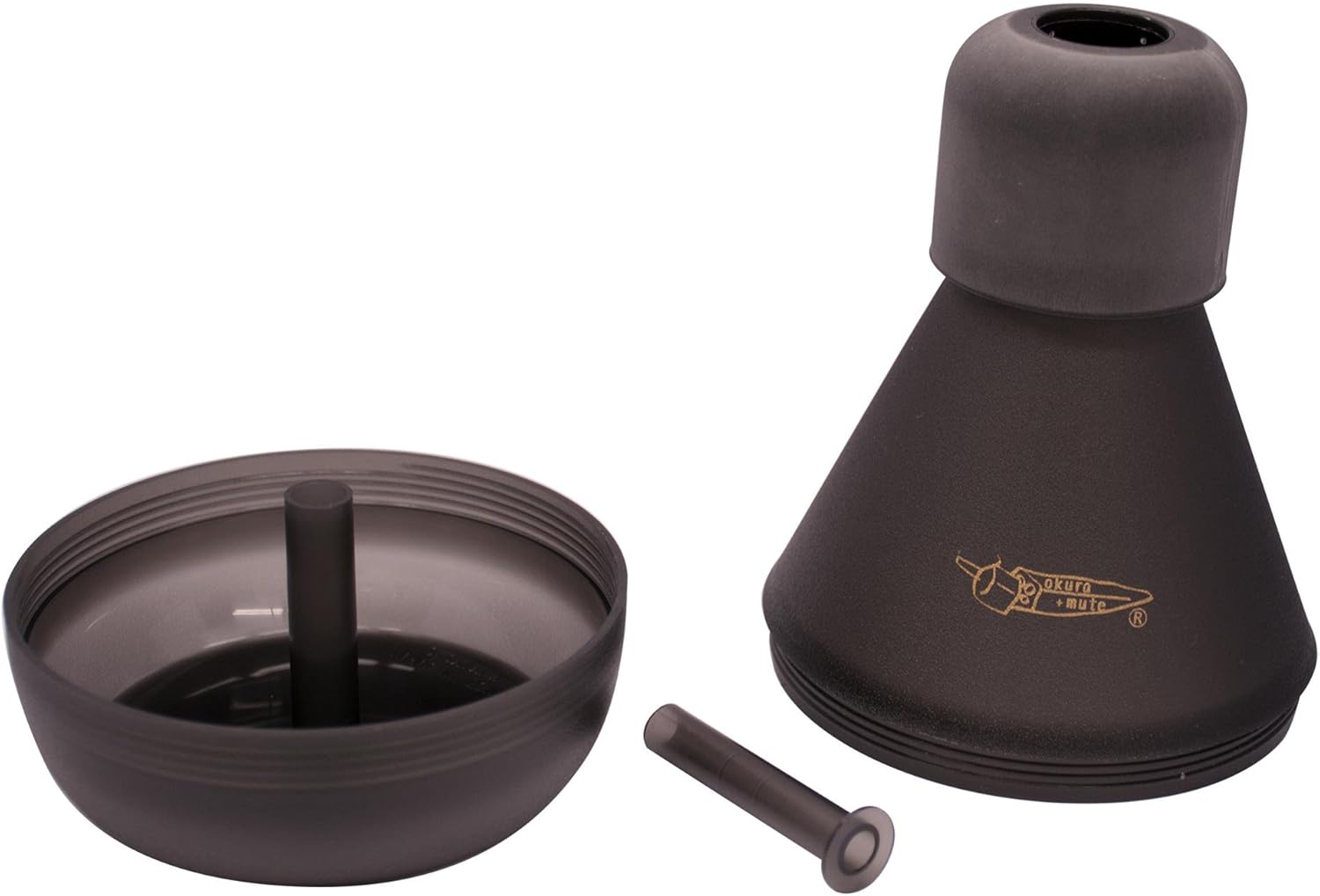 Okra + Mute Trombone Practice Mute, Color: Black