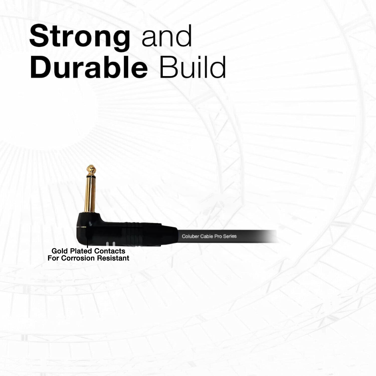 COLUBER CABLE Right Angle 1/4