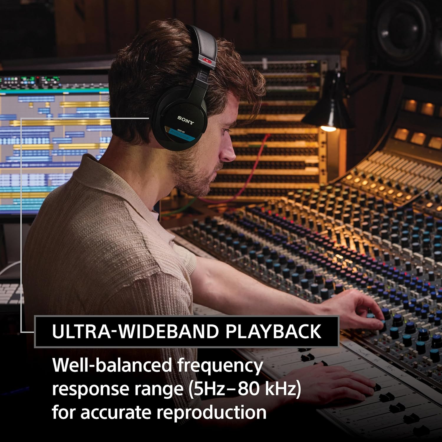 Sony MDR-M1 Professional Reference Closed Monitor Headphones