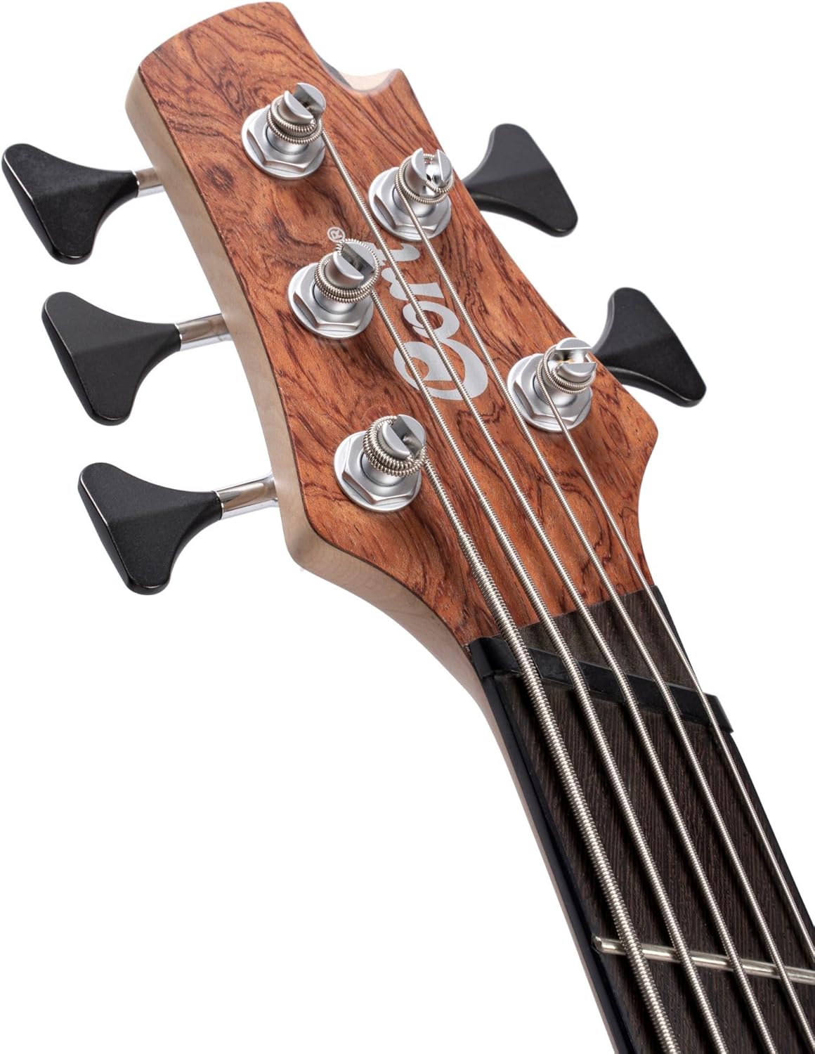 Cort A5BEYONDOPBN Artisan Series A5 Beyond 5 String Bass Guitar, Open Pore Bubinga Natural