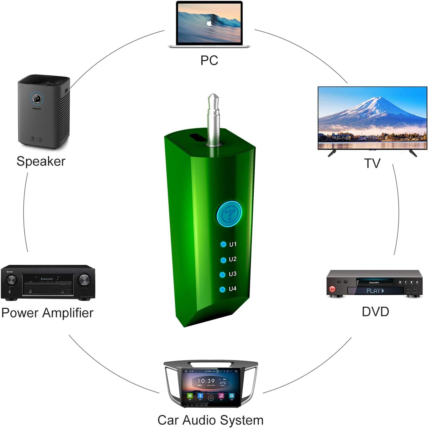 TOSING V1 Pro Karaoke Wireless Microphone for Adults Kids,20W Bluetooth PA Speaker UHF Receiver Portable Sing Karaoke Machine for Outdoor/Party/Car/Home/Church