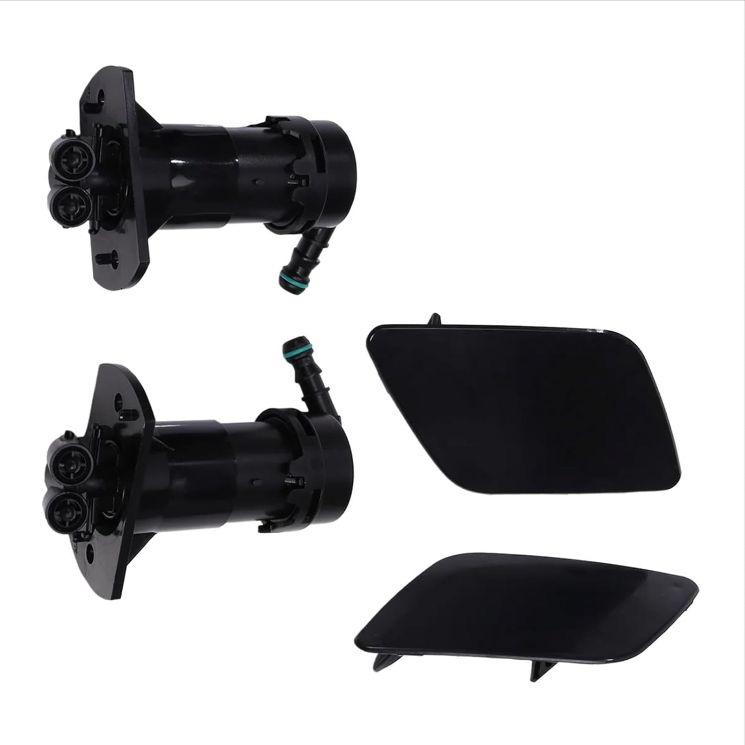 Headlight Cleaning Nozzle Compatible with for A6 C6 for Avant 2005-2011 Front Headlight Sprayer Nozzle Jet Pressure Cylinder Pump 4F0955101 4F0955102 4F0955275 4F0955276