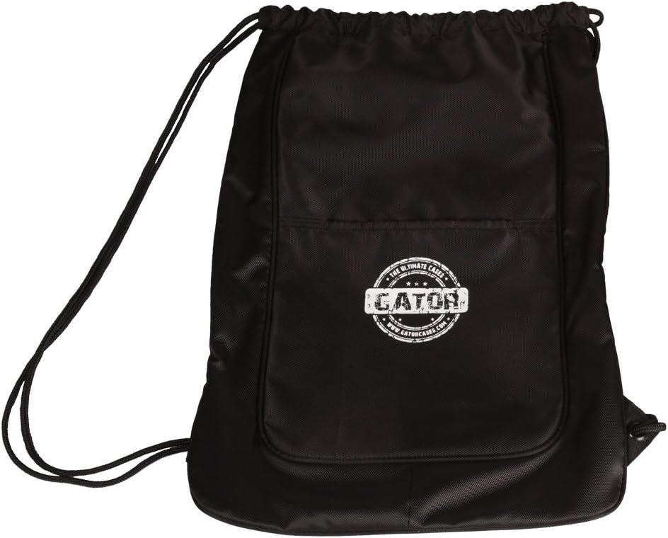 Gator G-MINI BONE Cases Rotationally Molded Polyethylene Guitar Pedal Board with Cinch Style Carry Bag; USA Made, 12.5