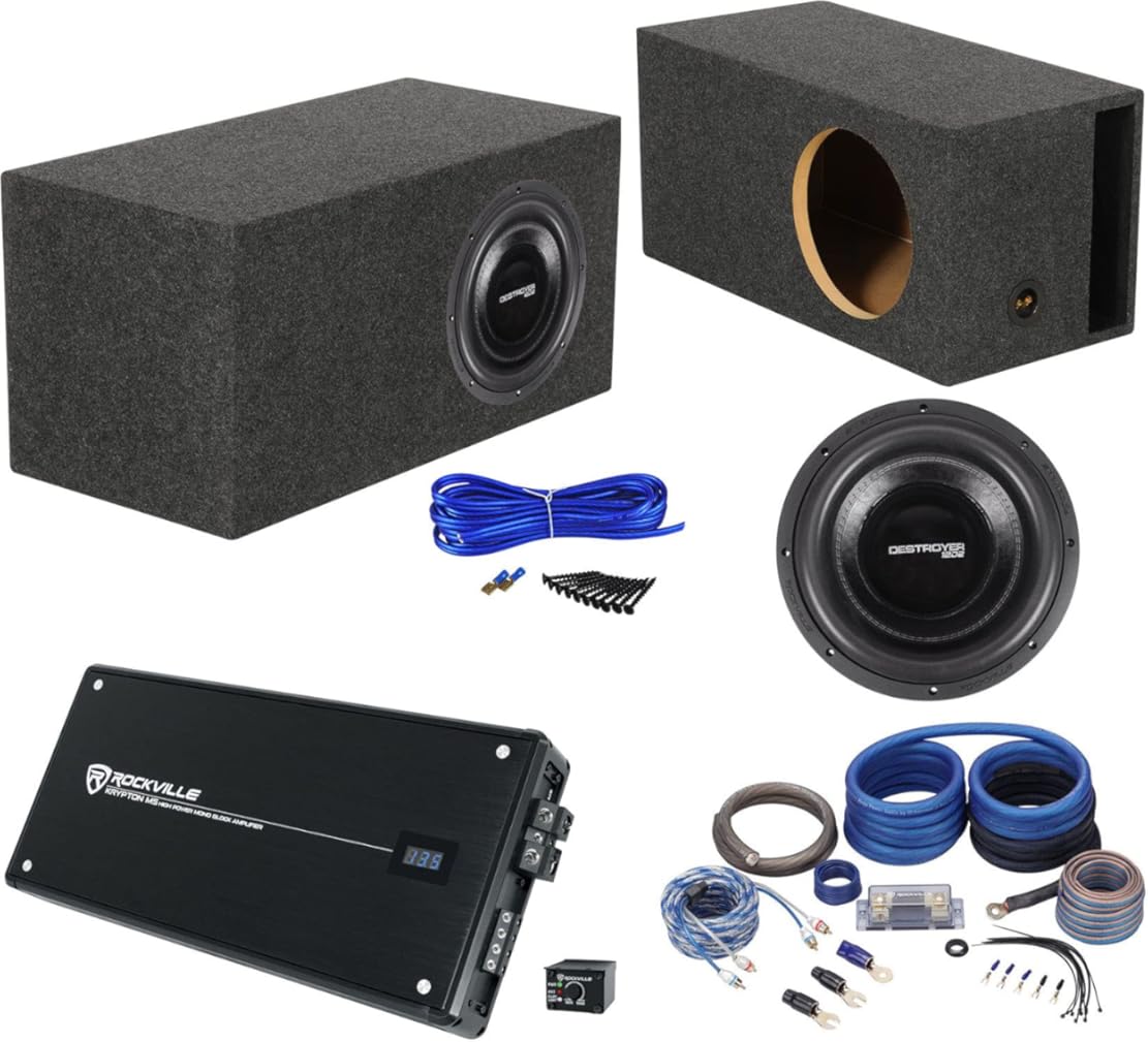 Rockville Destroyer 12D2 Bundle: 12