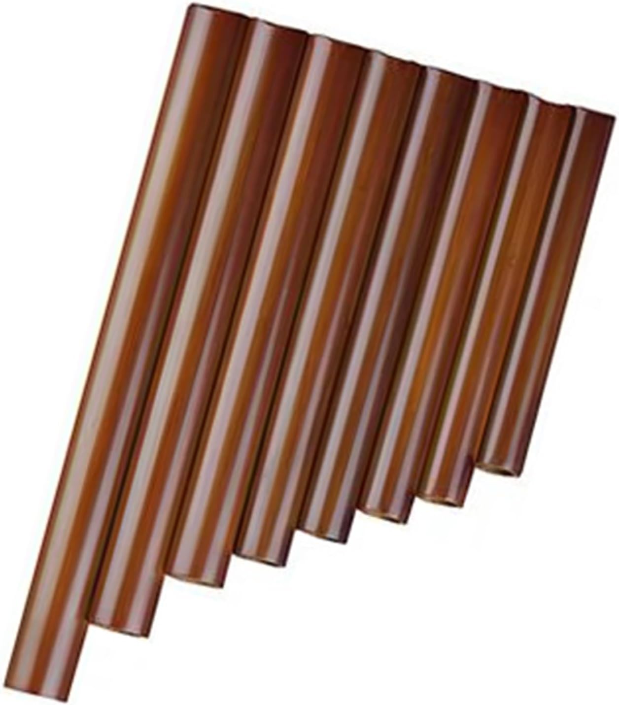 pan flute for beginners 8 Pipes Pan Flute Pan Pipes Woodwind Instrument Chinese Traditional Musical Instrument Brown Pan Flute (Color : Right)