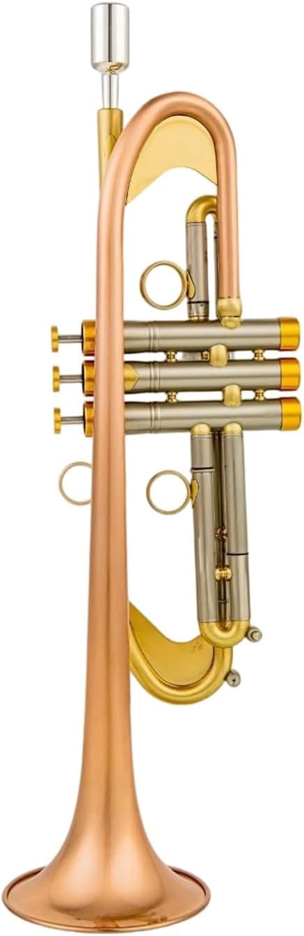 Trumpet Brass Set Adult Bb Trumpet Phosphorus Copper Plated Brass Professional Instrument With Hard Case